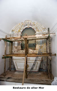 Restauro do altar Mor