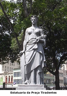 Estatuária da Praça Tiradentes
